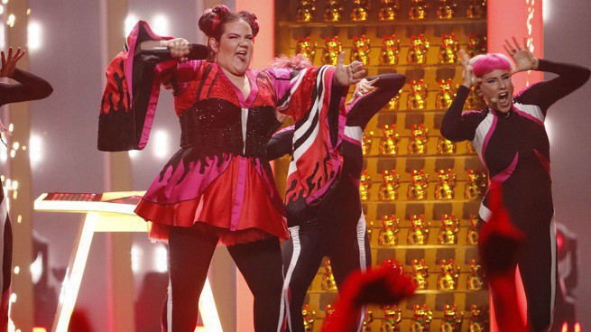 Netta z Izraela - zwyciężczyni Eurowizji 2018; fot. Andreas Putting/rurovision.tv
